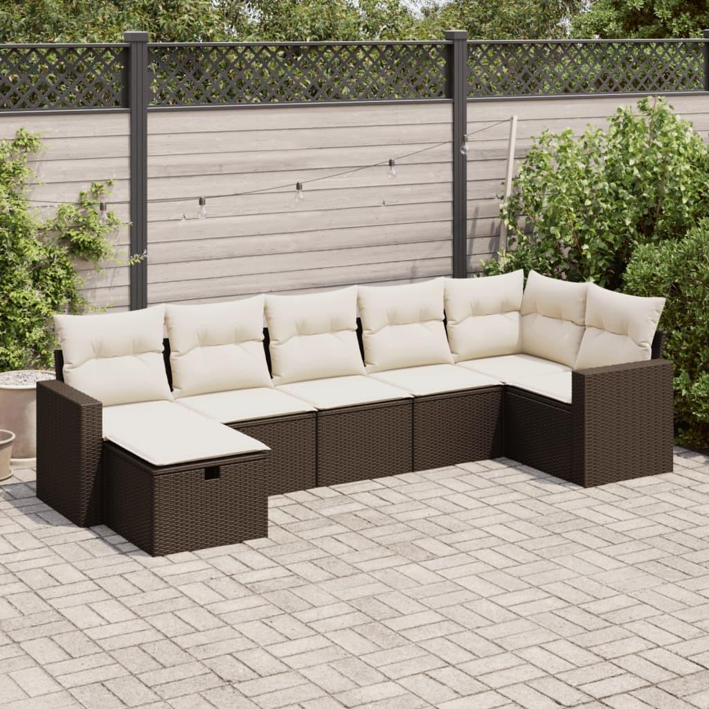 VidaXL Gartensofa set poly-rattan