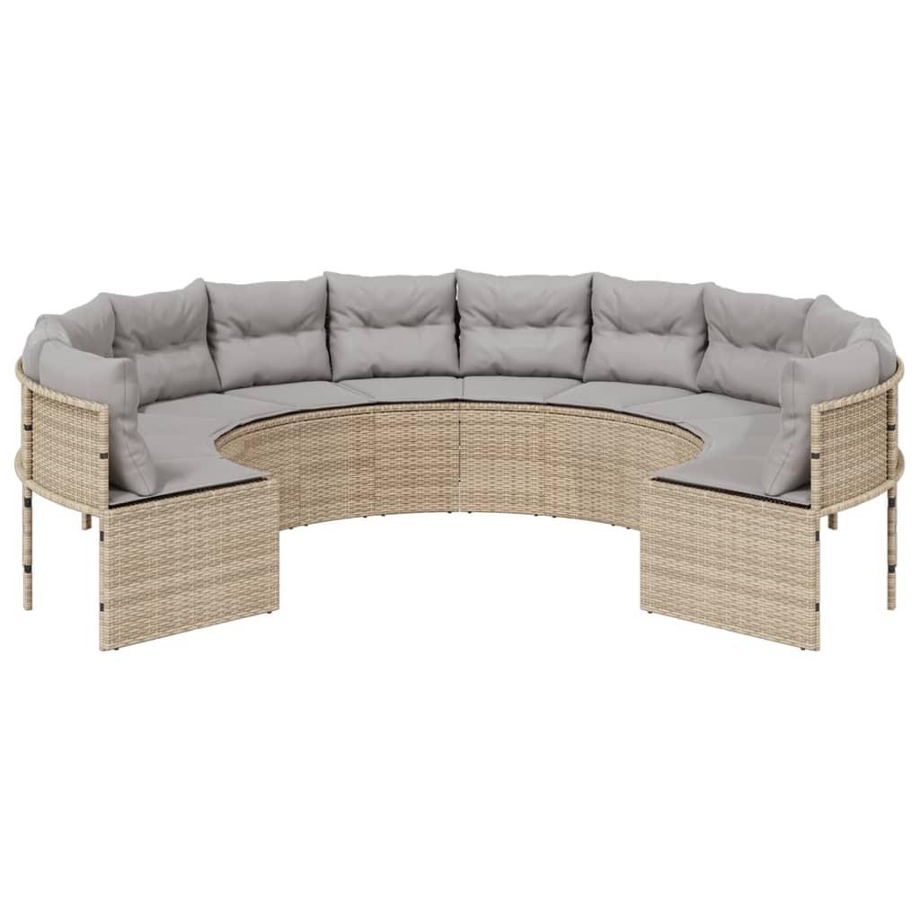 VidaXL Gartensofa poly-rattan