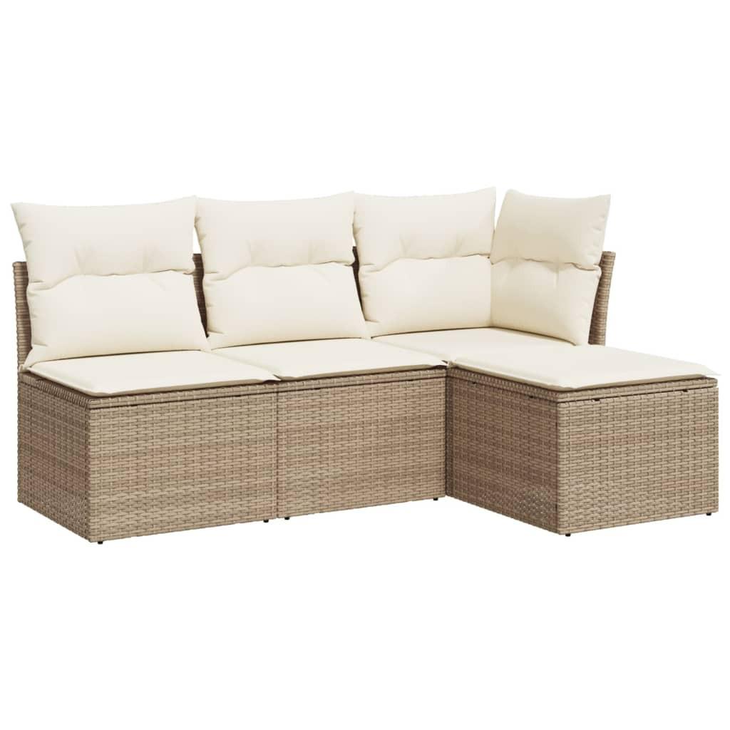VidaXL Garten sofagarnitur poly-rattan