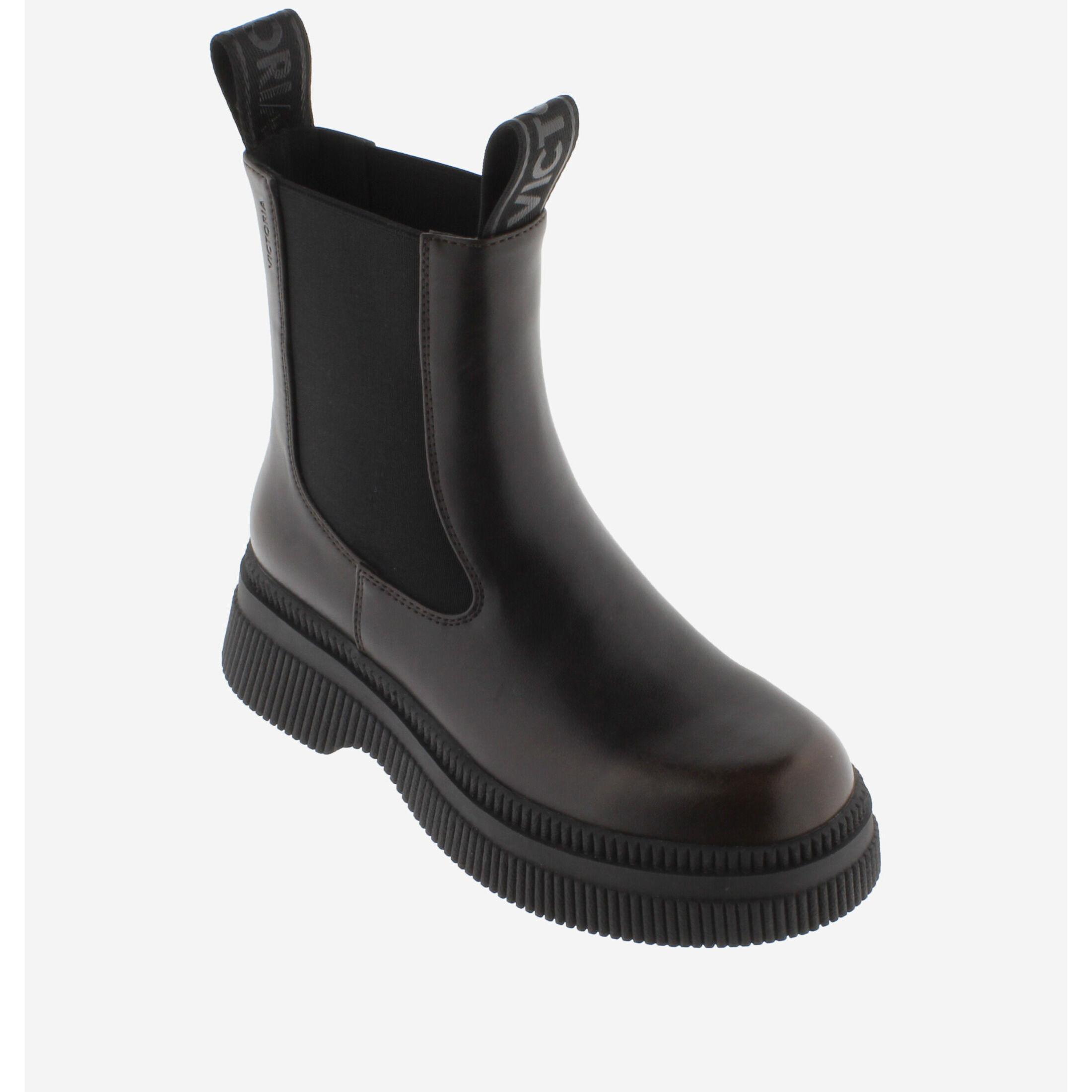 Victoria damen stiefeletten dublin chelsea efecto piel