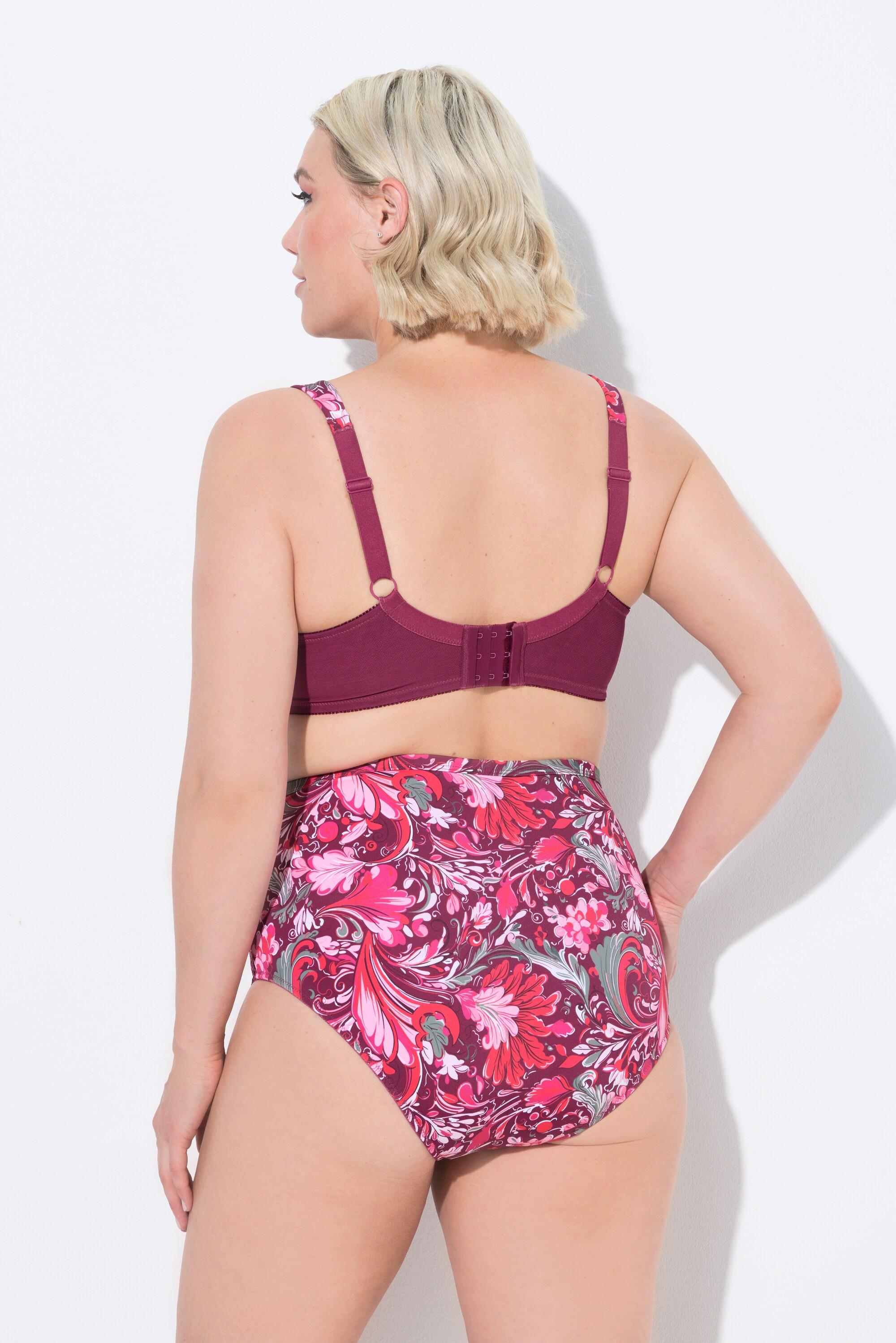 Ulla Popken Bügel-BH, Softcups, Blütenspitze, Cup B - E