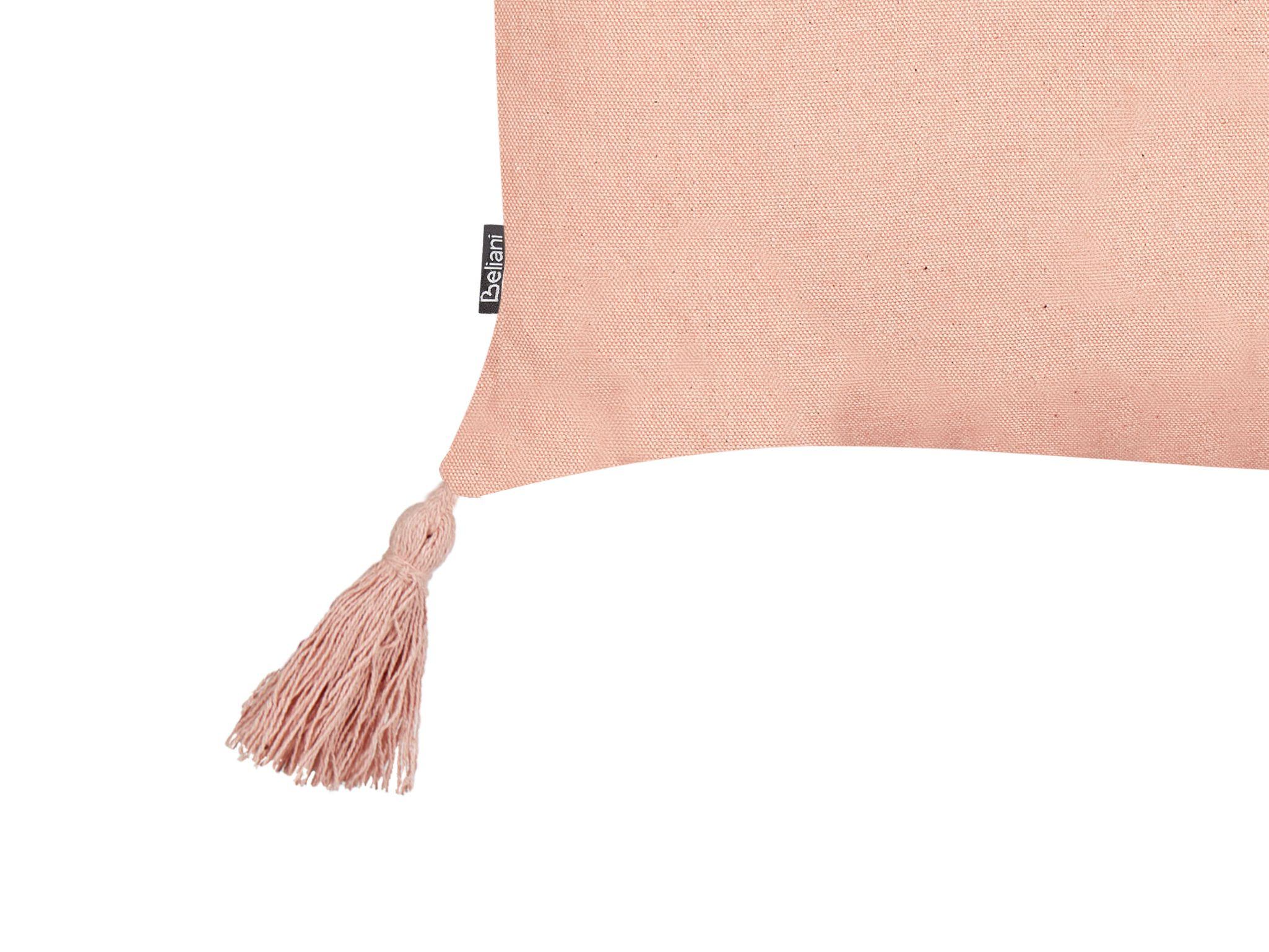 Beliani Dekokissen 2er Set aus Baumwolle Boho VALVARIA