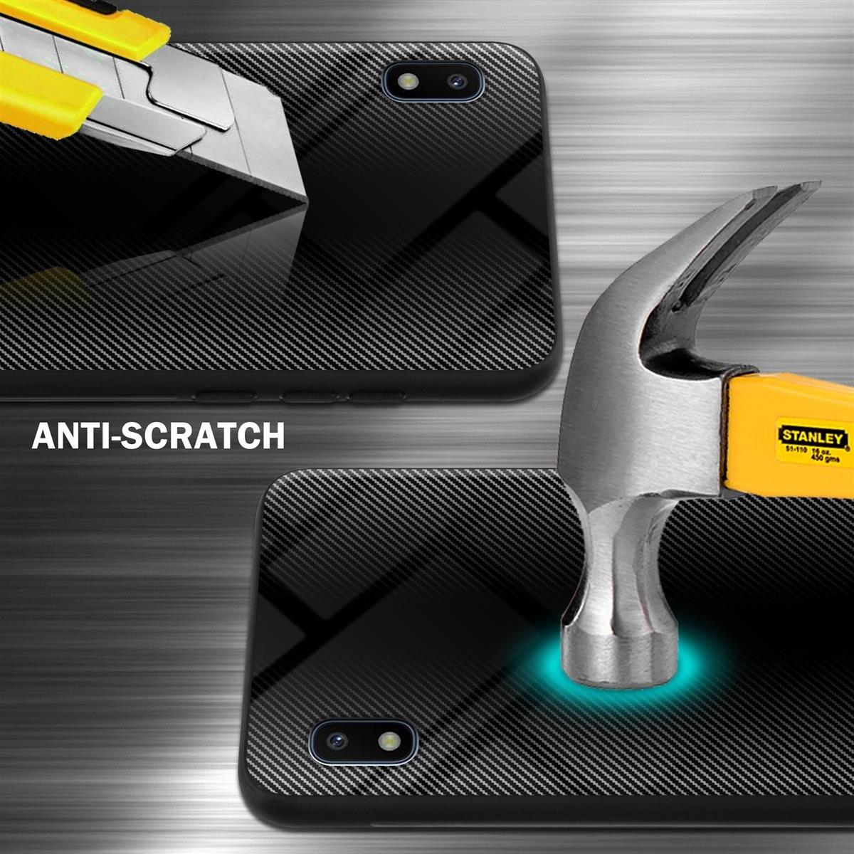 Cadorabo Hülle für Samsung Galaxy A10 M10 Streifen Optik