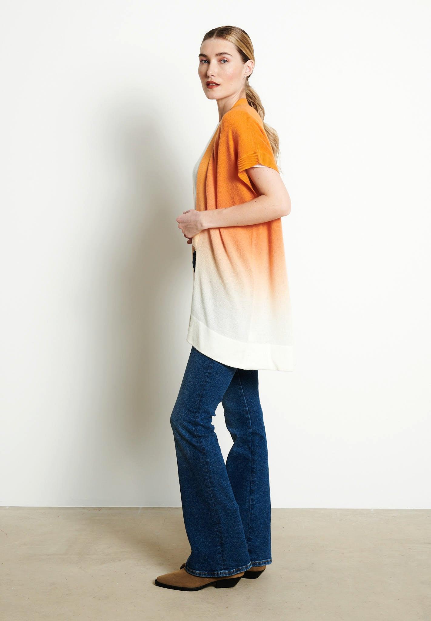 Studio Cashmere8 AVA 11 Kimono aus Tie & Dye-Kaschmir - 100% Kaschmir