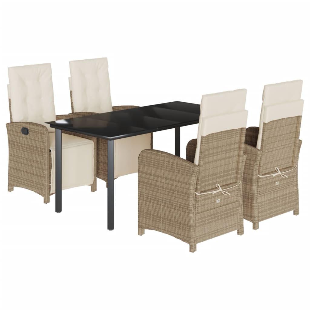 VidaXL Garten essgruppe poly-rattan