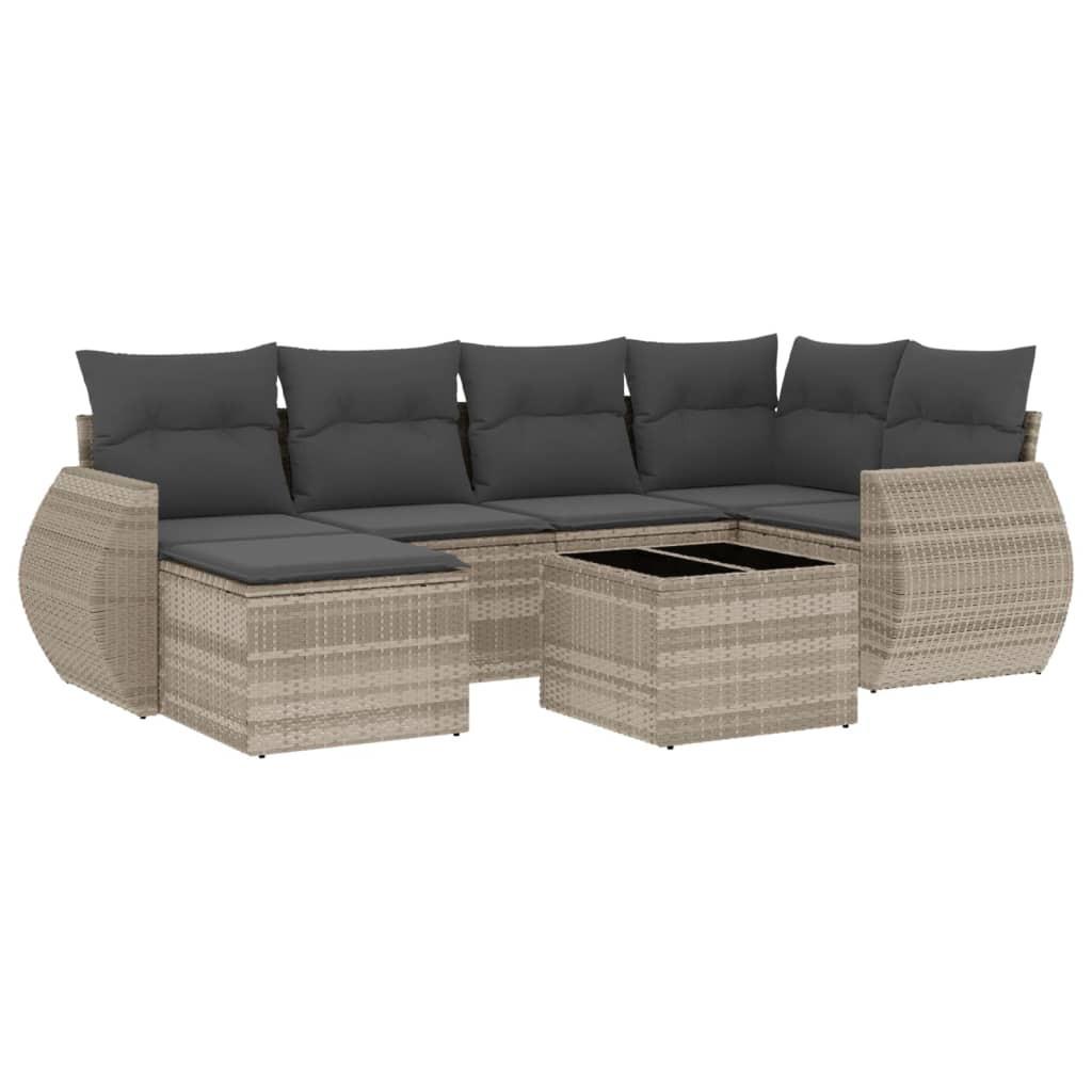 VidaXL Garten sofagarnitur poly-rattan