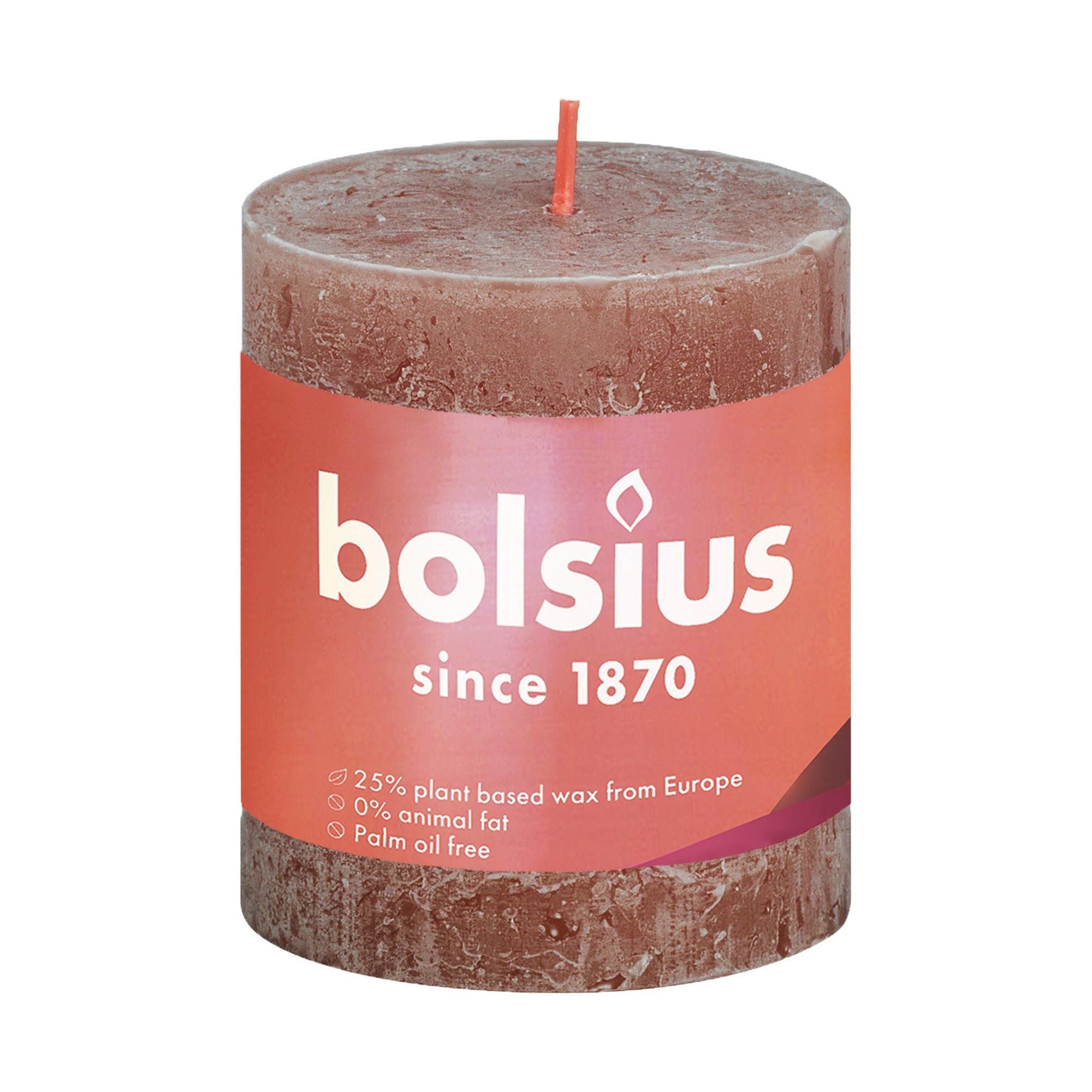 bolsius Kerze Wildleder Braun\n