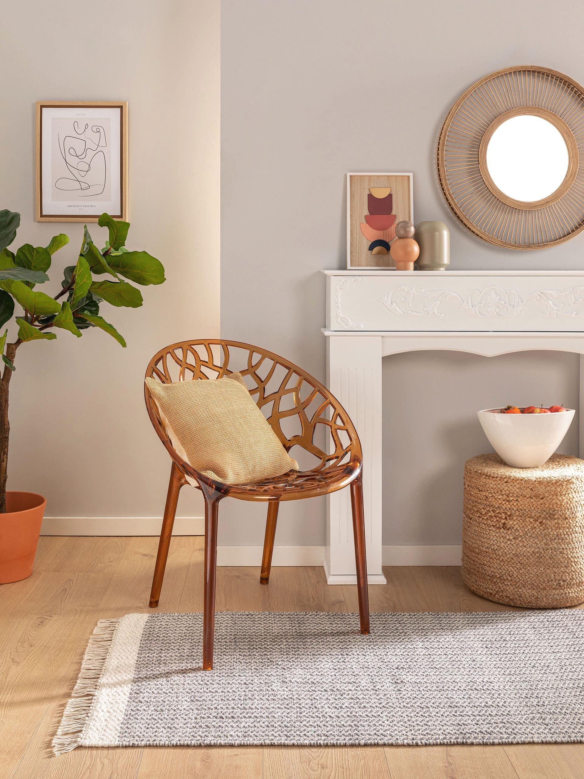 Benuta Wollteppich Läufer Kim Grau