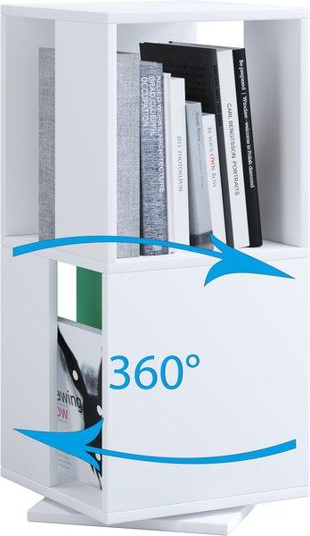 VCM Holz Stand Regal Büroregal Aktenregal Bücherregal drehbar Rondell Stifta L