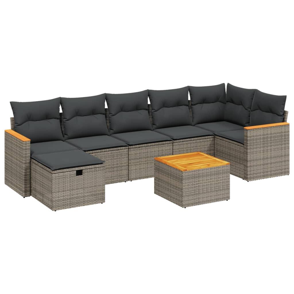VidaXL Garten sofagarnitur poly-rattan