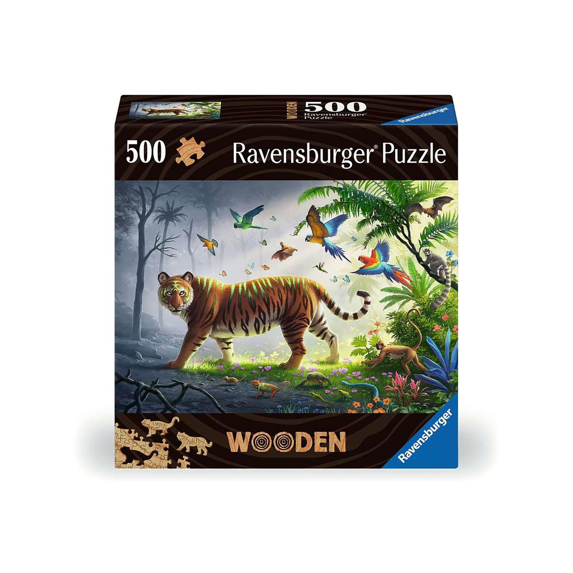 Ravensburger Puzzle Tiger im Dschungel, 500 Teile