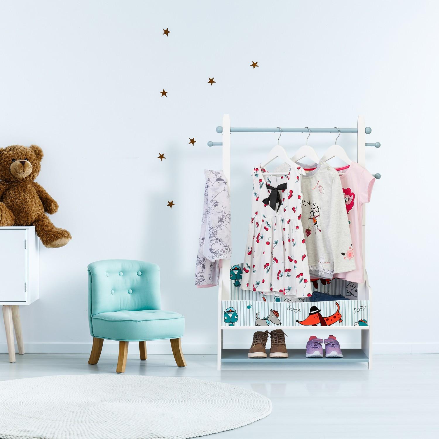 B2X Kleiderbügel für Kinder Hundemotiv