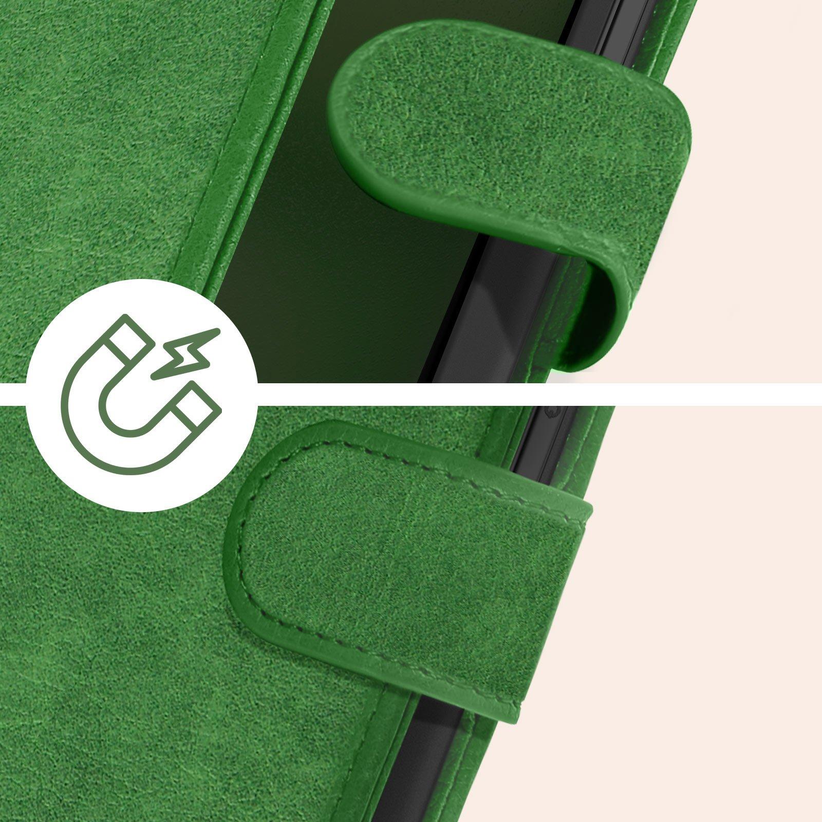 Avizar Klappetui Apple iPhone 15 Plus Grün