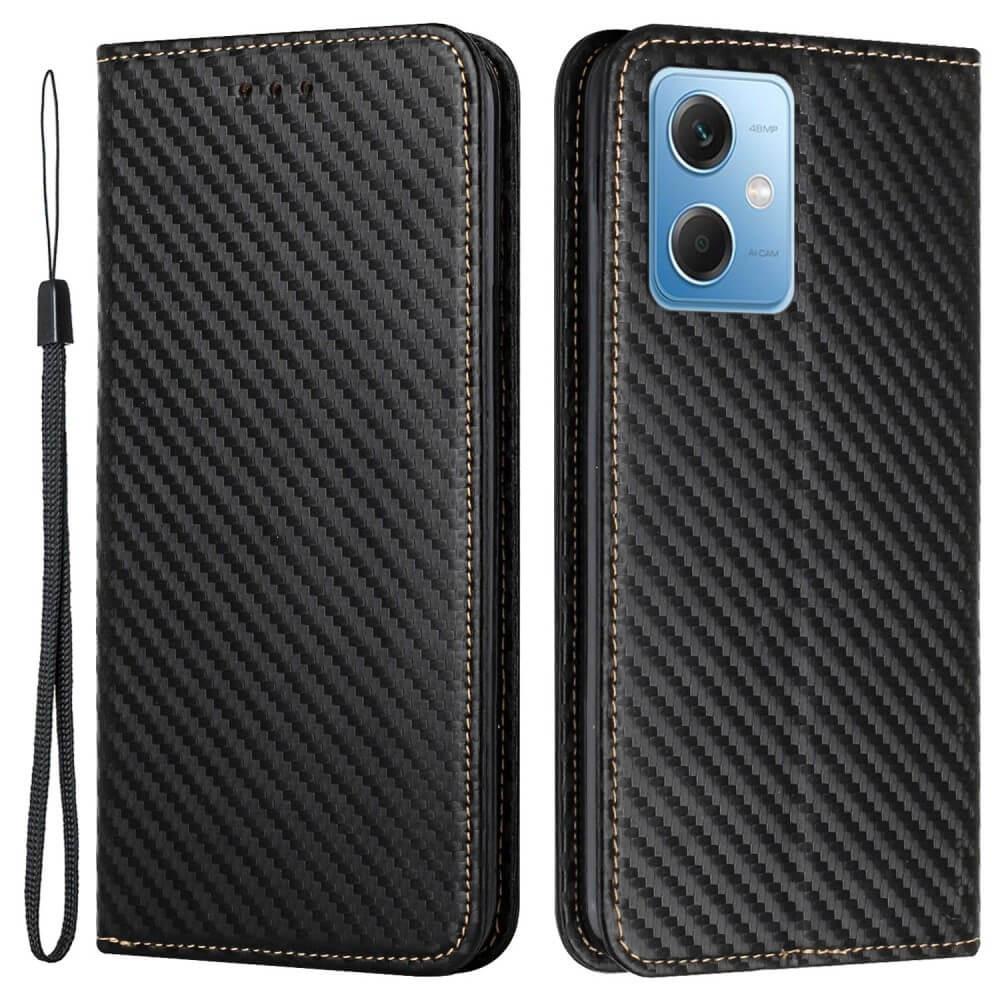 Cover-Discount Xiaomi Poco X5 - Carbon Look Flip Case Hülle