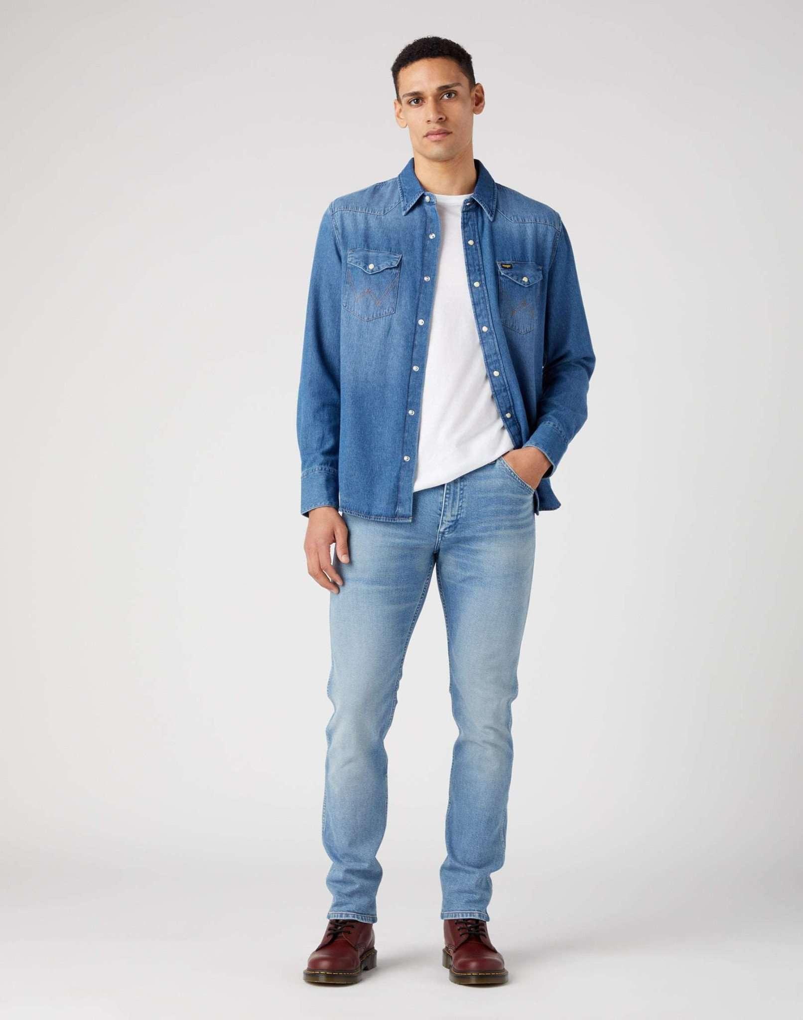 Wrangler 27MW ICON SHIRT Regular Fit Jeanshemd