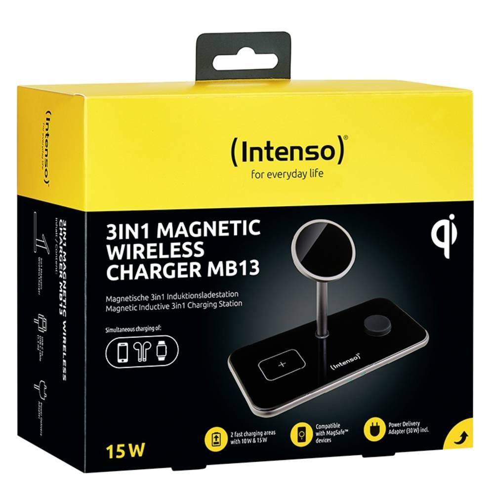 Intenso Wireless Charging Stand MB13 black 3in1