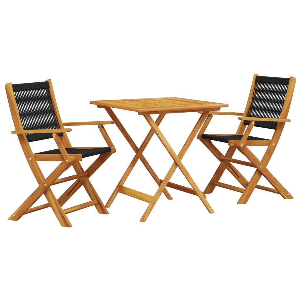 VidaXL Bistro set akazienholz
