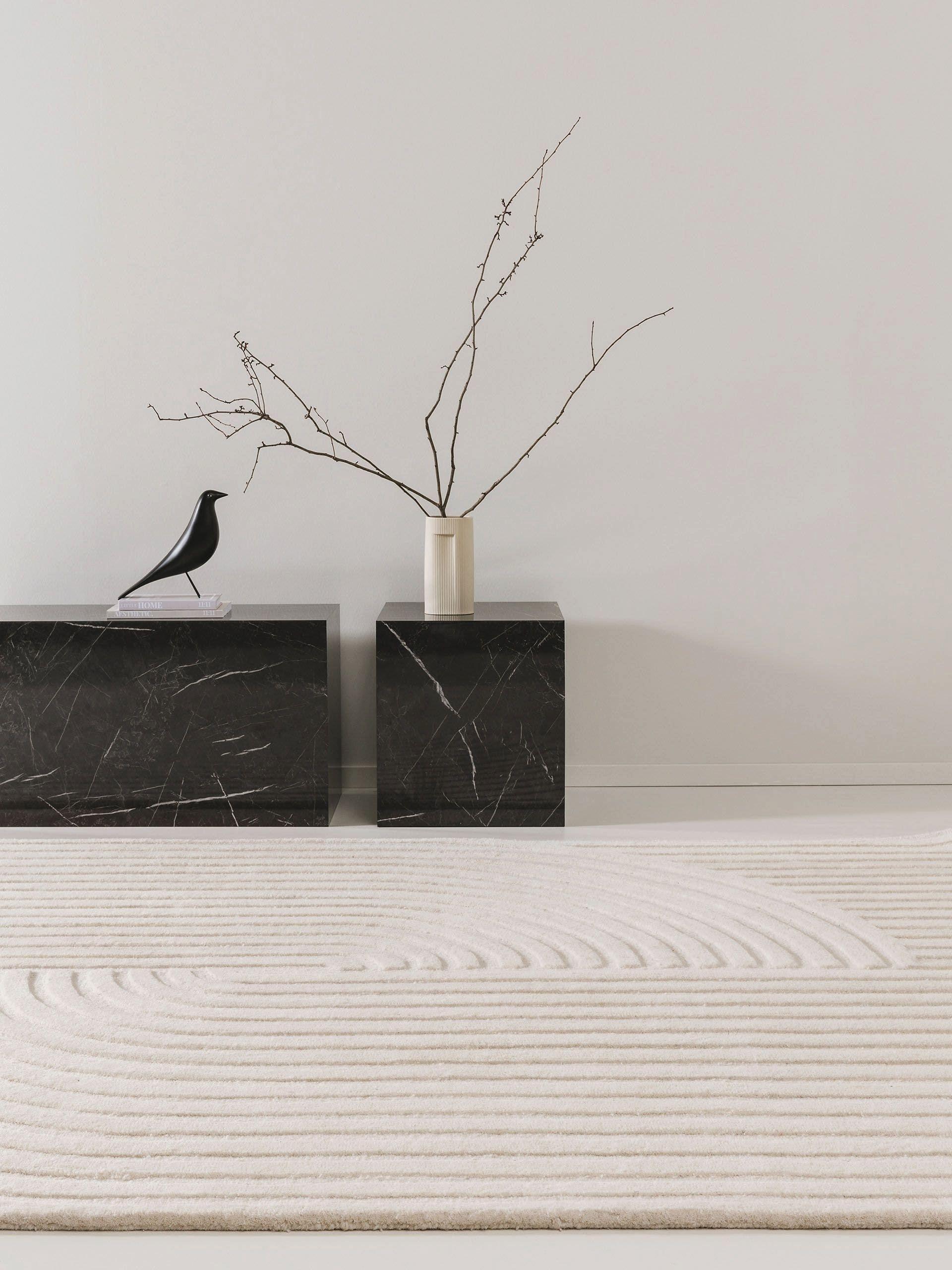 Benuta Wollteppich Yanis Ivory