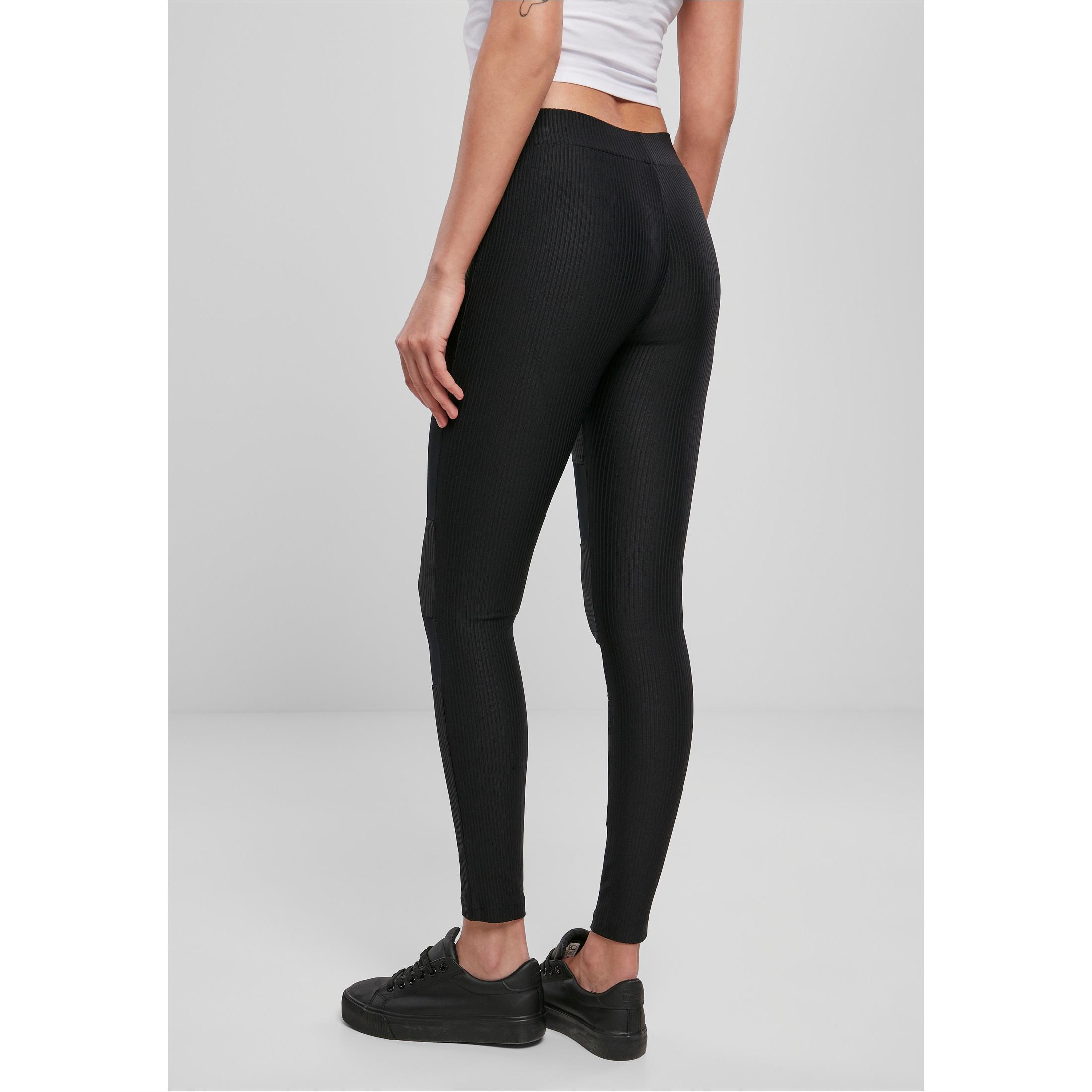 URBAN CLASSICS daen-leggings gerippt