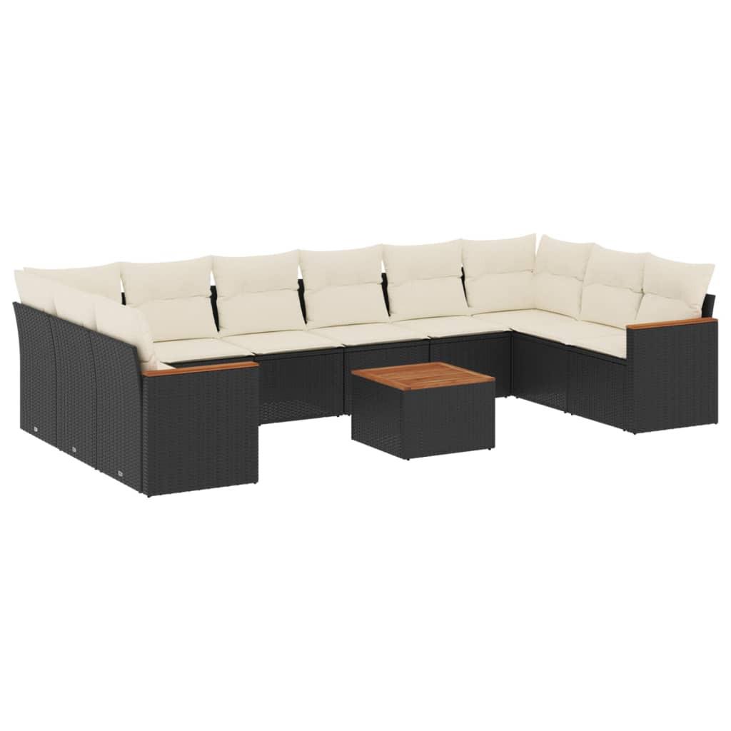 VidaXL Garten sofagarnitur poly-rattan