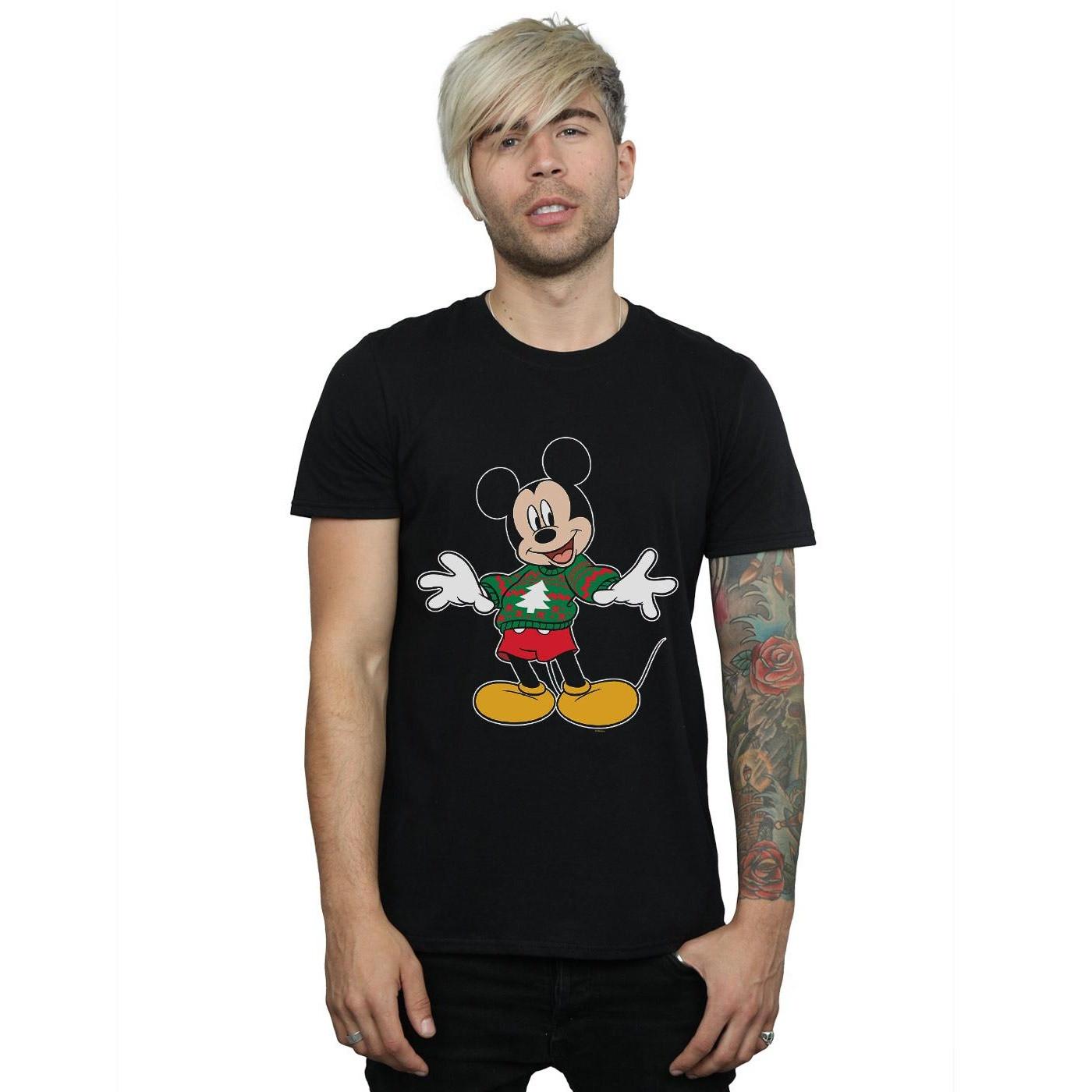 Disney Mickey Mouse Christmas Jumper T-Shirt