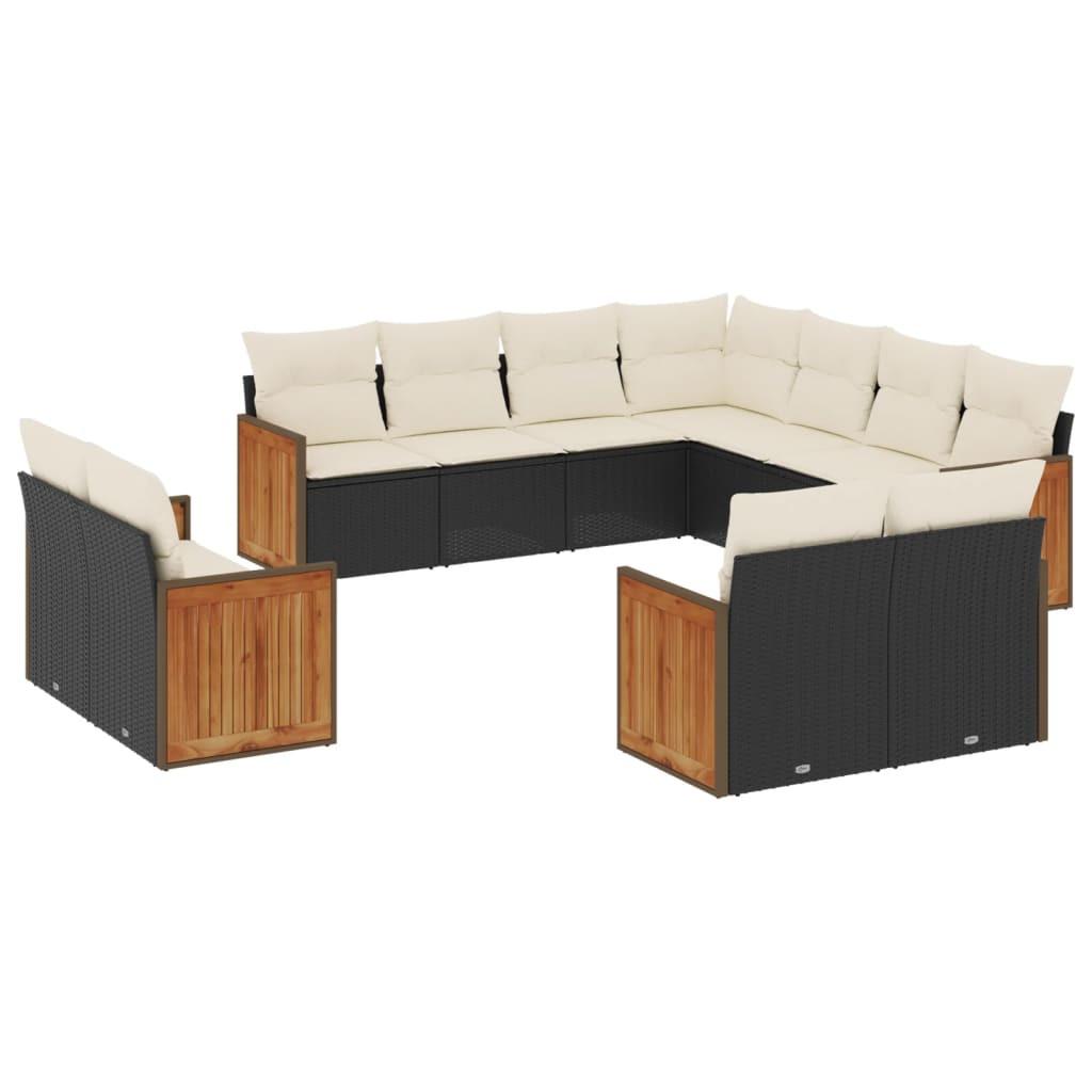 VidaXL Garten sofagarnitur poly-rattan