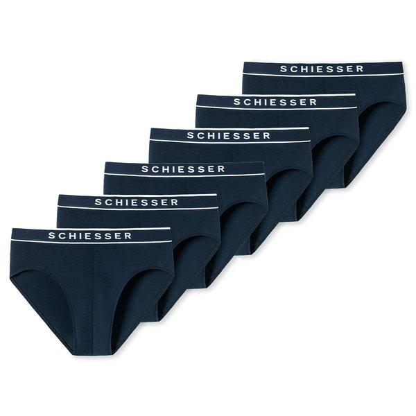 Schiesser 6er Pack 95/5 Organic Cotton - Rio Slip / Unterhose