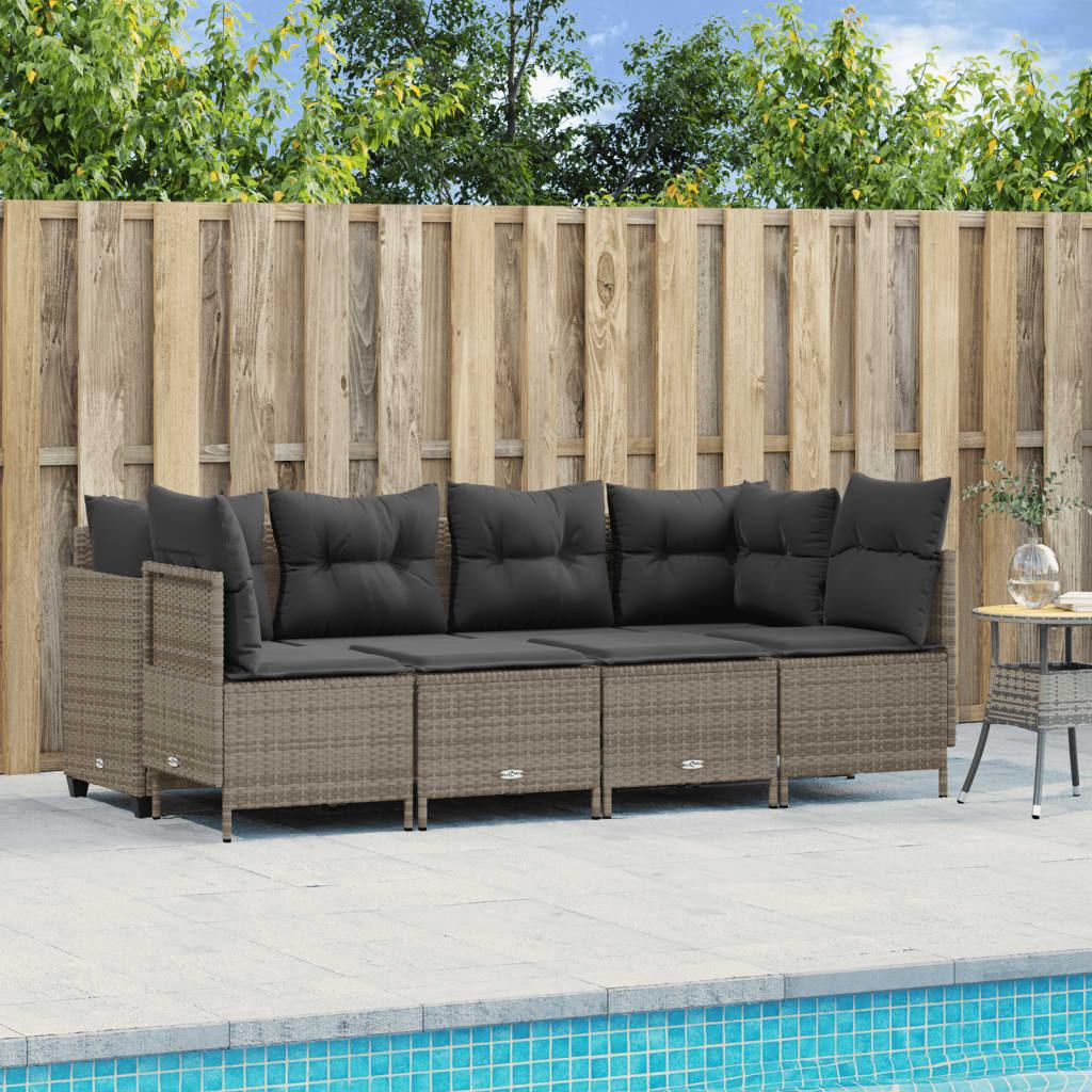 VidaXL Garten sofagarnitur poly-rattan