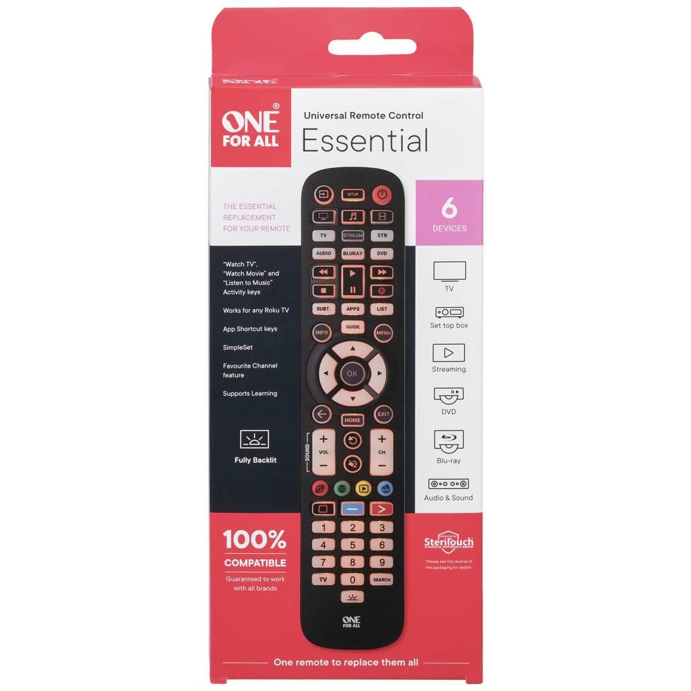 One For All Essential SteriTouch 6 mit Backlight