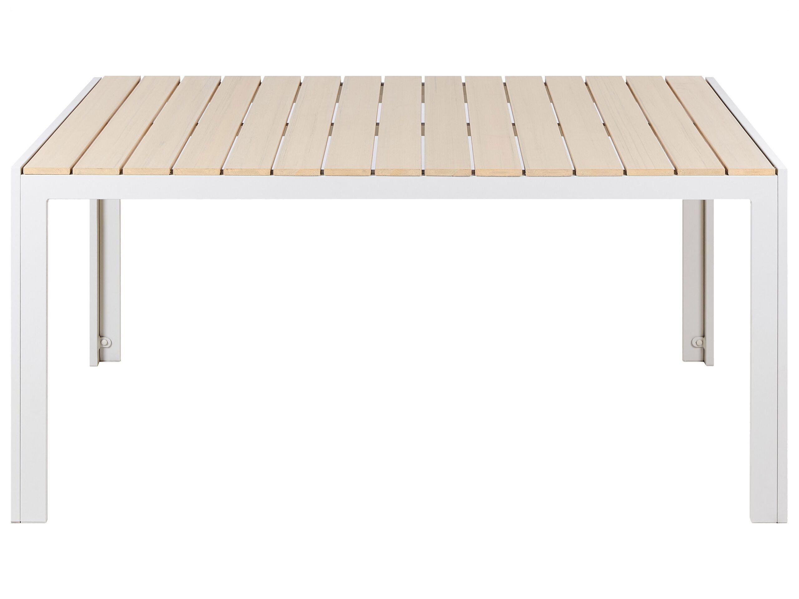 Beliani Gartentisch aus Kunstholz Modern COMO