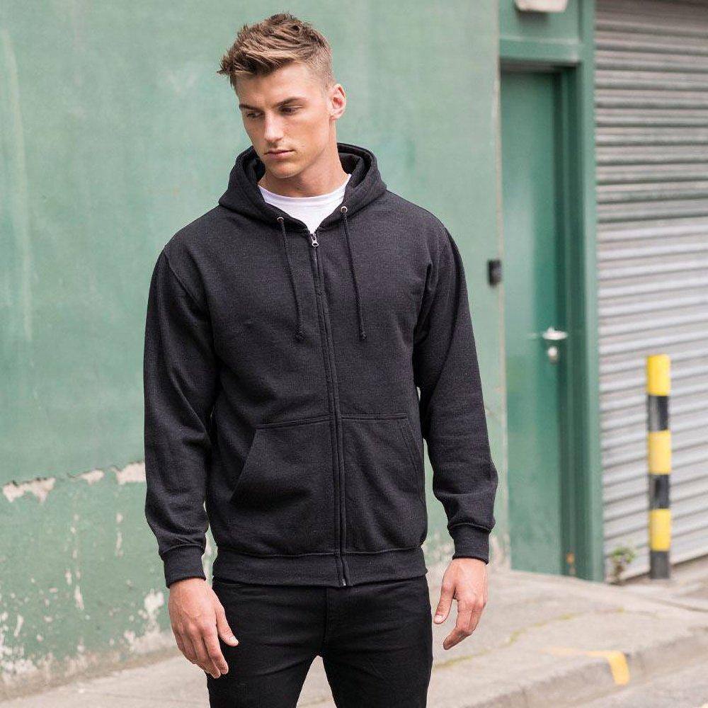 AWDis Kapuzenjacke Kapuzenpullover Hoodie mit Reißverschluss