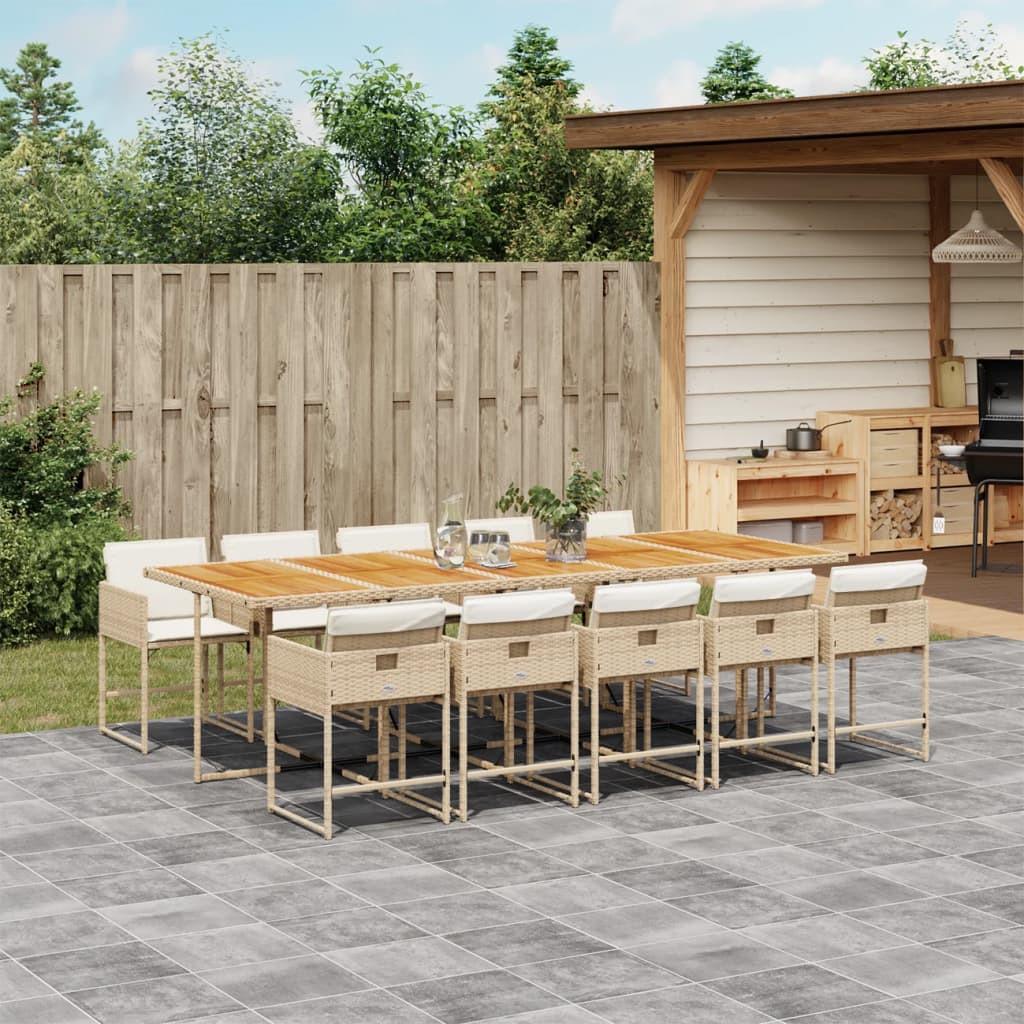 VidaXL Garten essgruppe poly-rattan