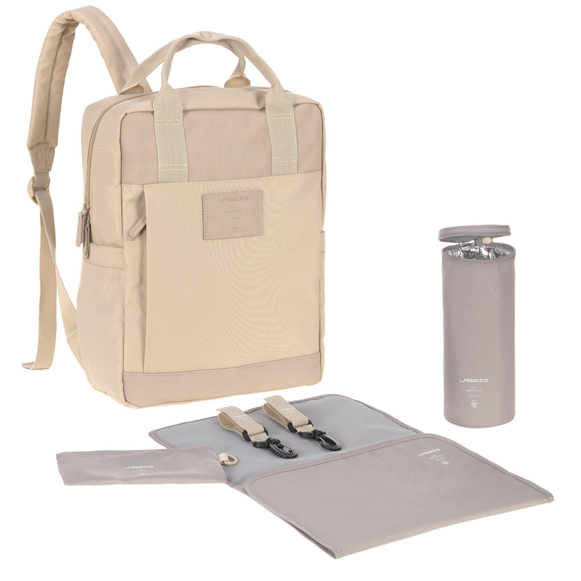 LÄSSIG Wickelrucksack - Vividal Humus