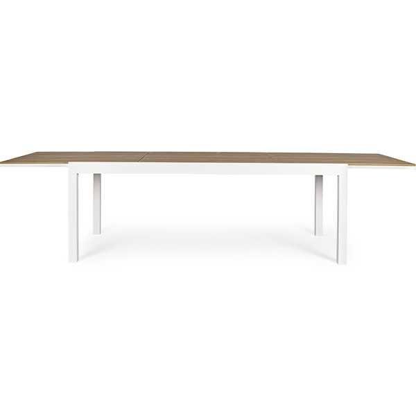 mutoni Garten Ausziehtisch Elias 200-300x95 weiss
