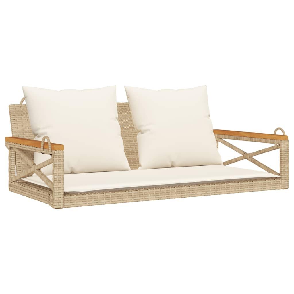 VidaXL Hängebank poly-rattan