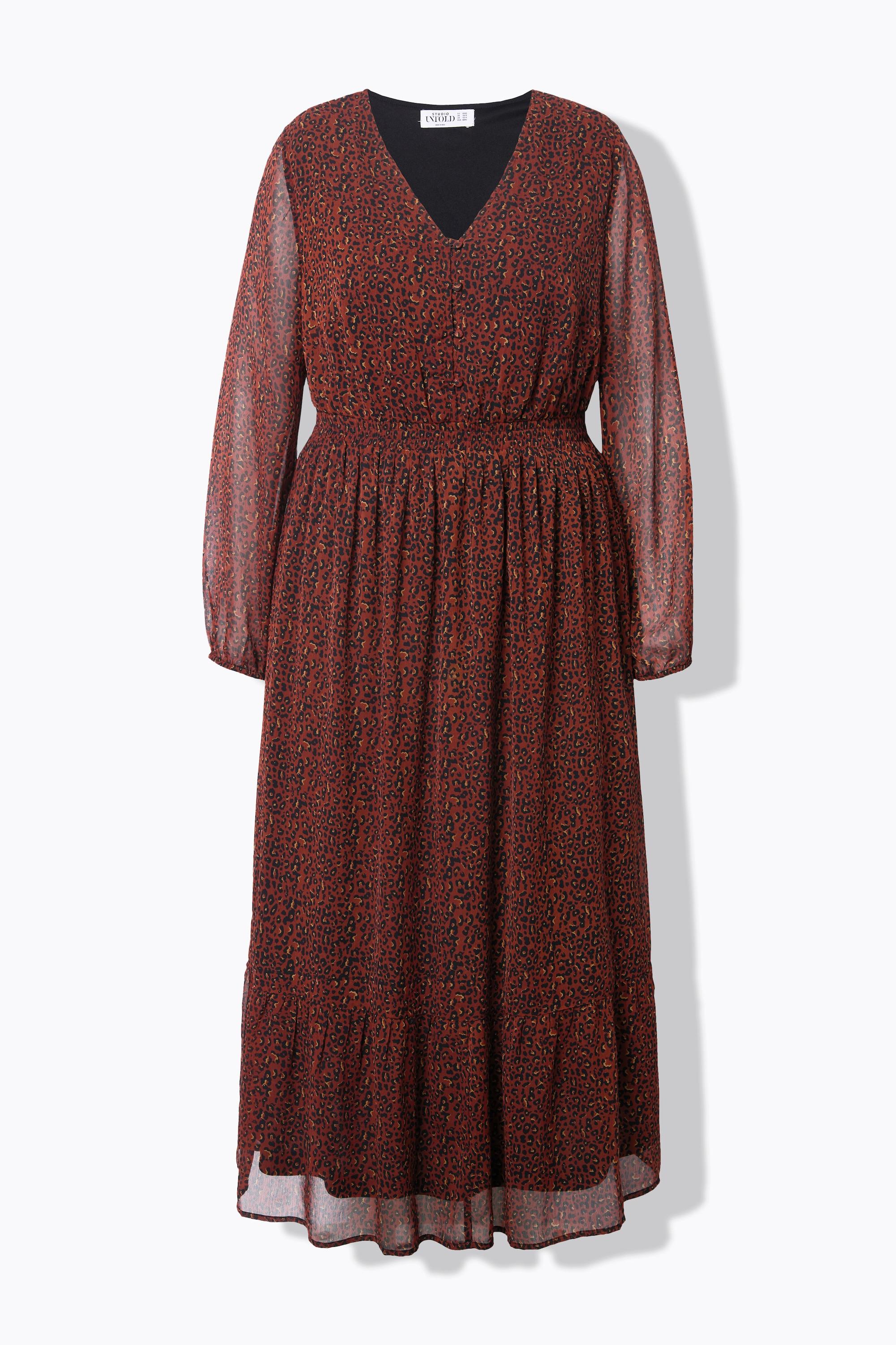 Studio Untold Leo Maxikleid A-Linie mit Knopfleiste