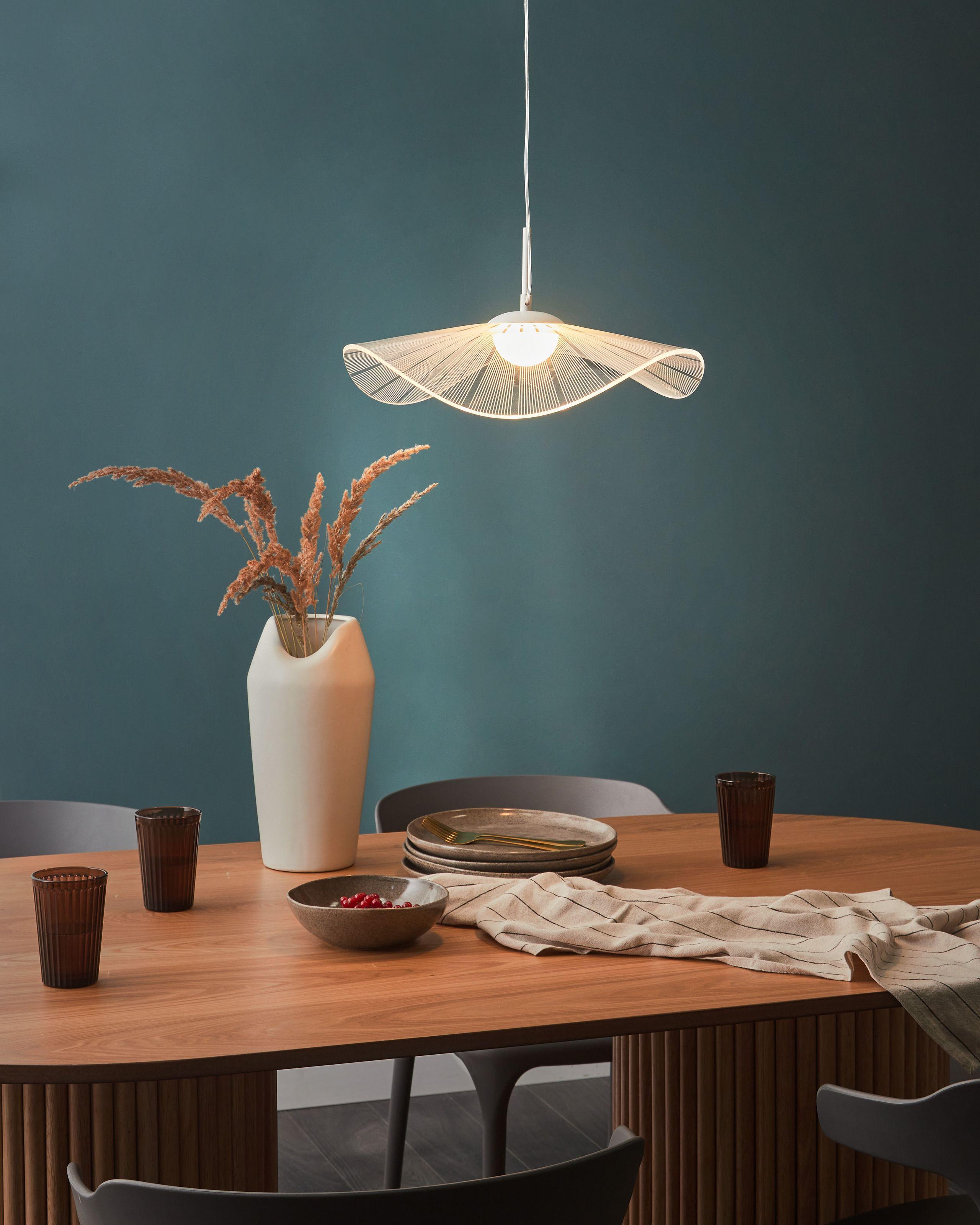 Beliani LED Hängelampe aus Eisen Modern LOIRE