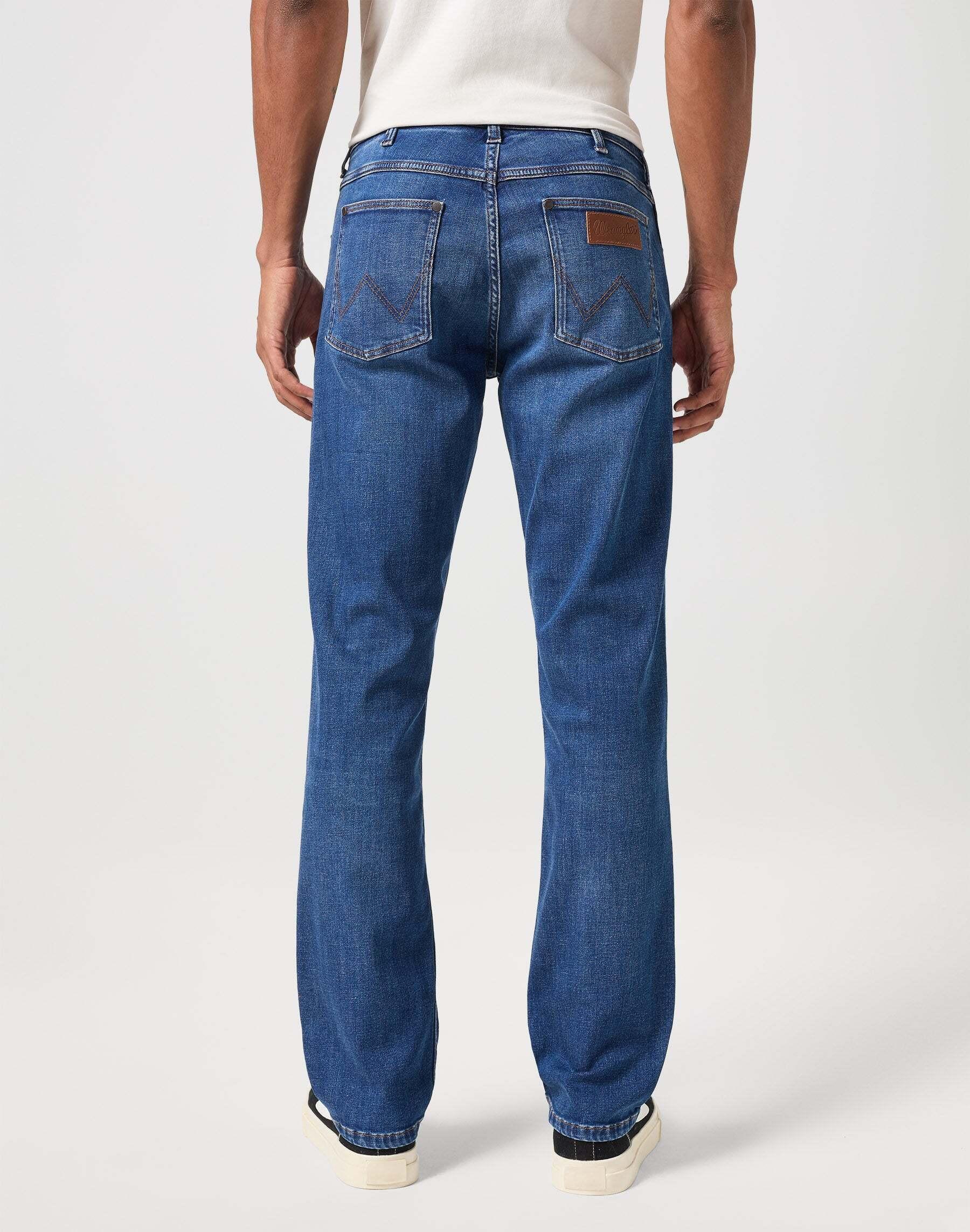 Wrangler Greensboro Straight Leg Low Stretch Jeans