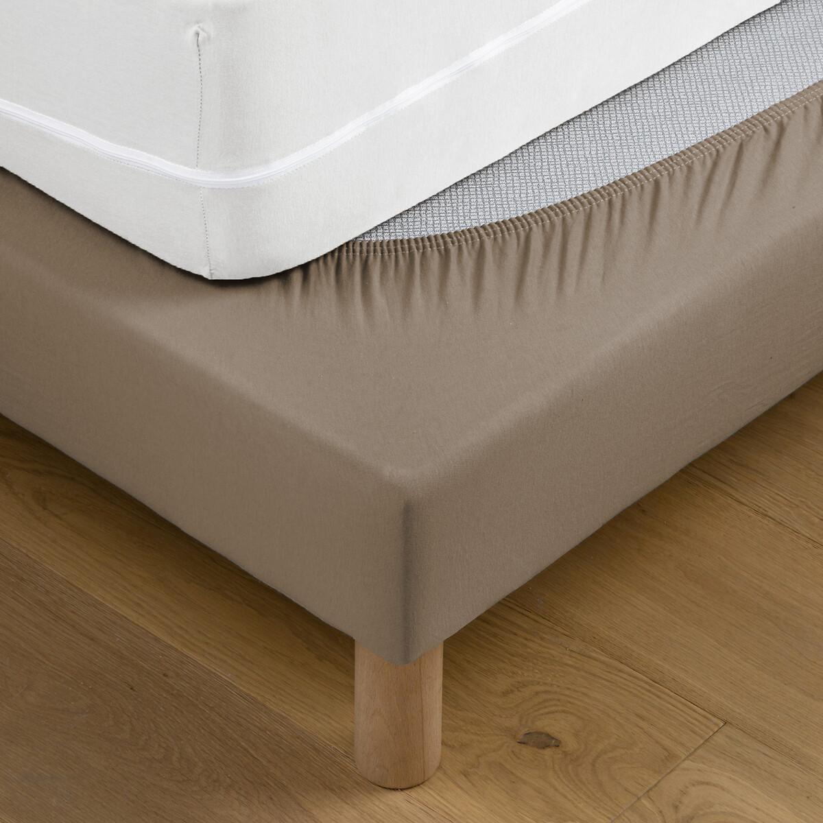 La Redoute Intérieurs Bettvolant Jersey 100 % milbendichte Baumwolle H30cm