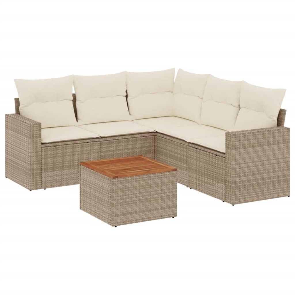 VidaXL Garten sofagarnitur poly-rattan