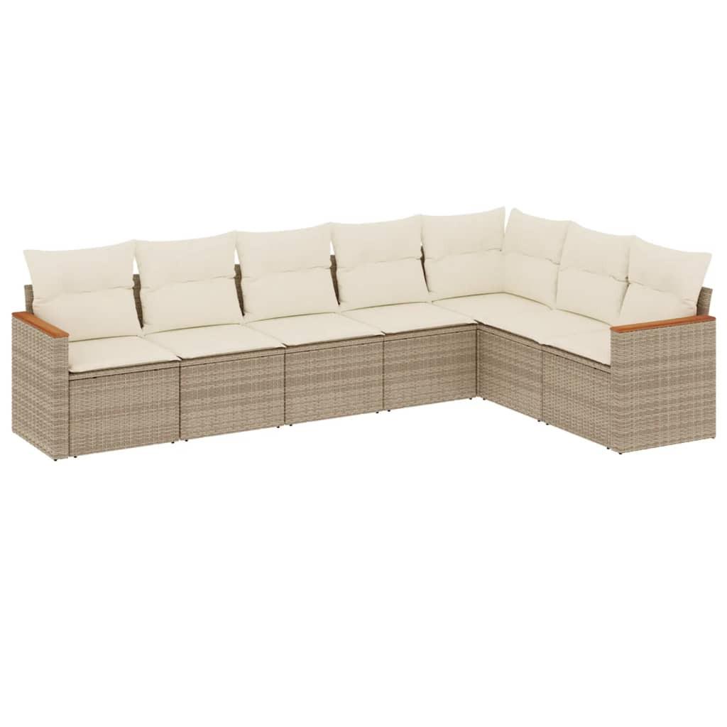 VidaXL Garten sofagarnitur poly-rattan