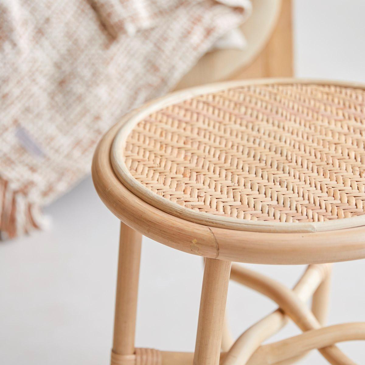 Tikamoon Beistelltisch aus Rattan Lina