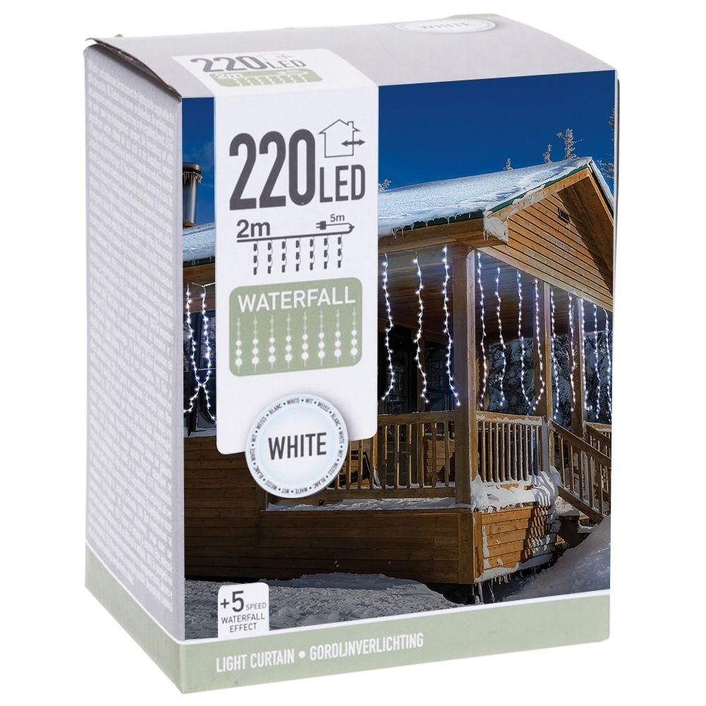 B2X Lichterkette 220 LED: Fantastische Weihnachtsdekoration für drinnen und draußen