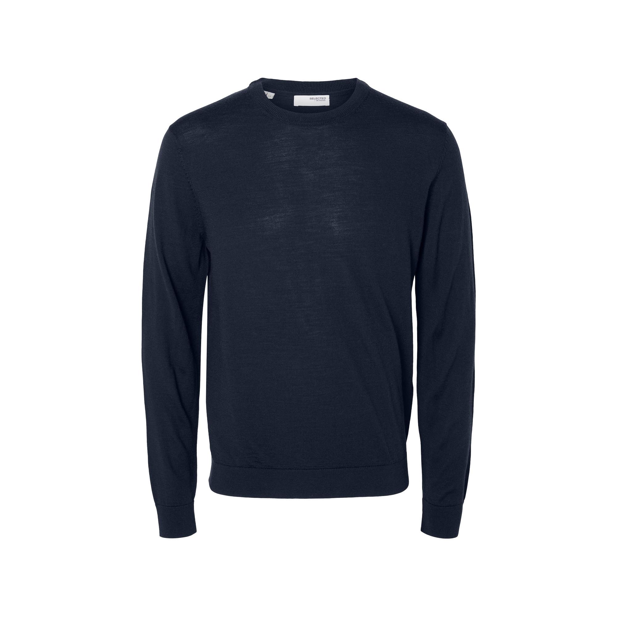 SELECTED SLHTray LS knit merino Pullover