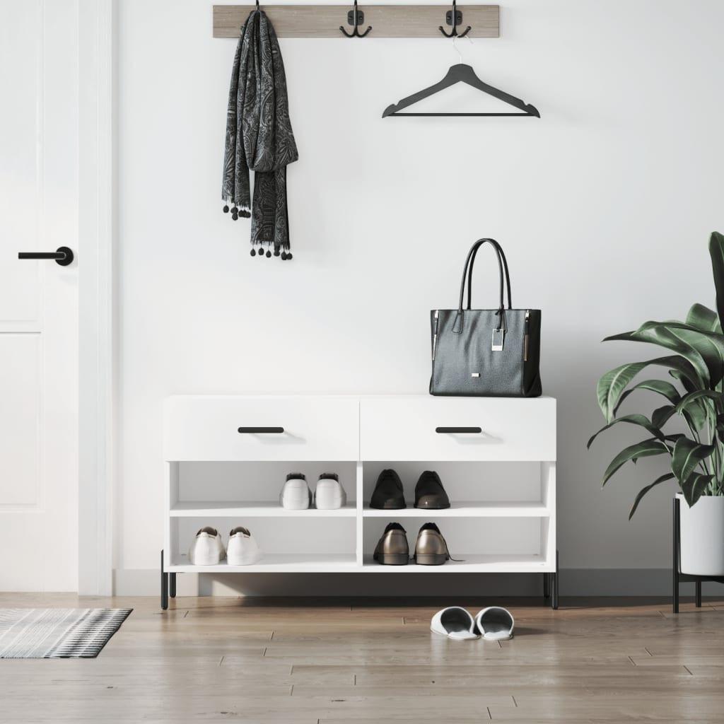 VidaXL Schuhbank holzwerkstoff