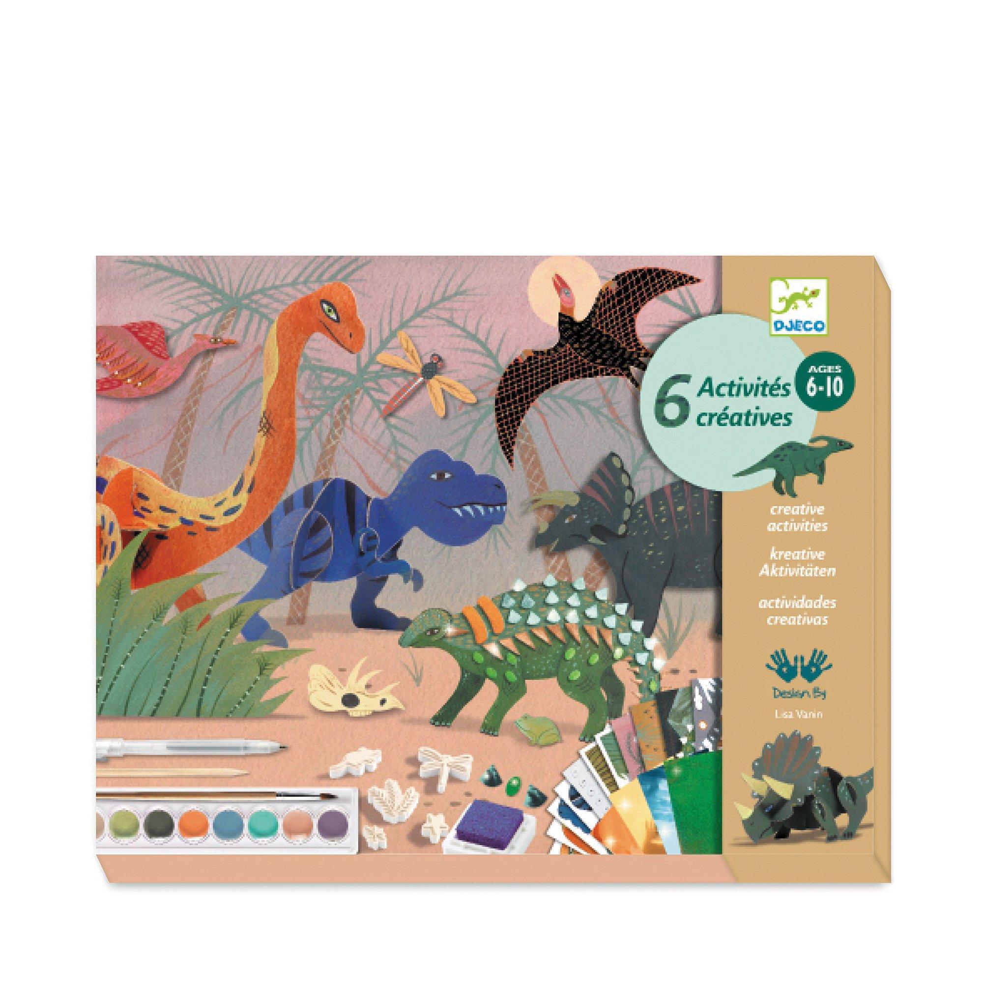 Djeco Bastelartikel Kreative Aktivitäten Dinos