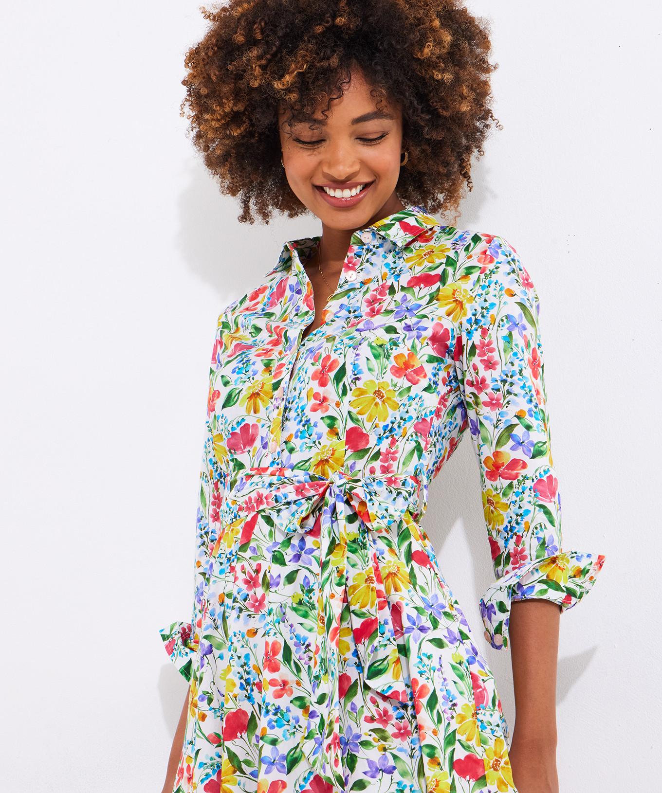 Joe Browns Hemdkleid mit Blumenmuster Knopfleiste
