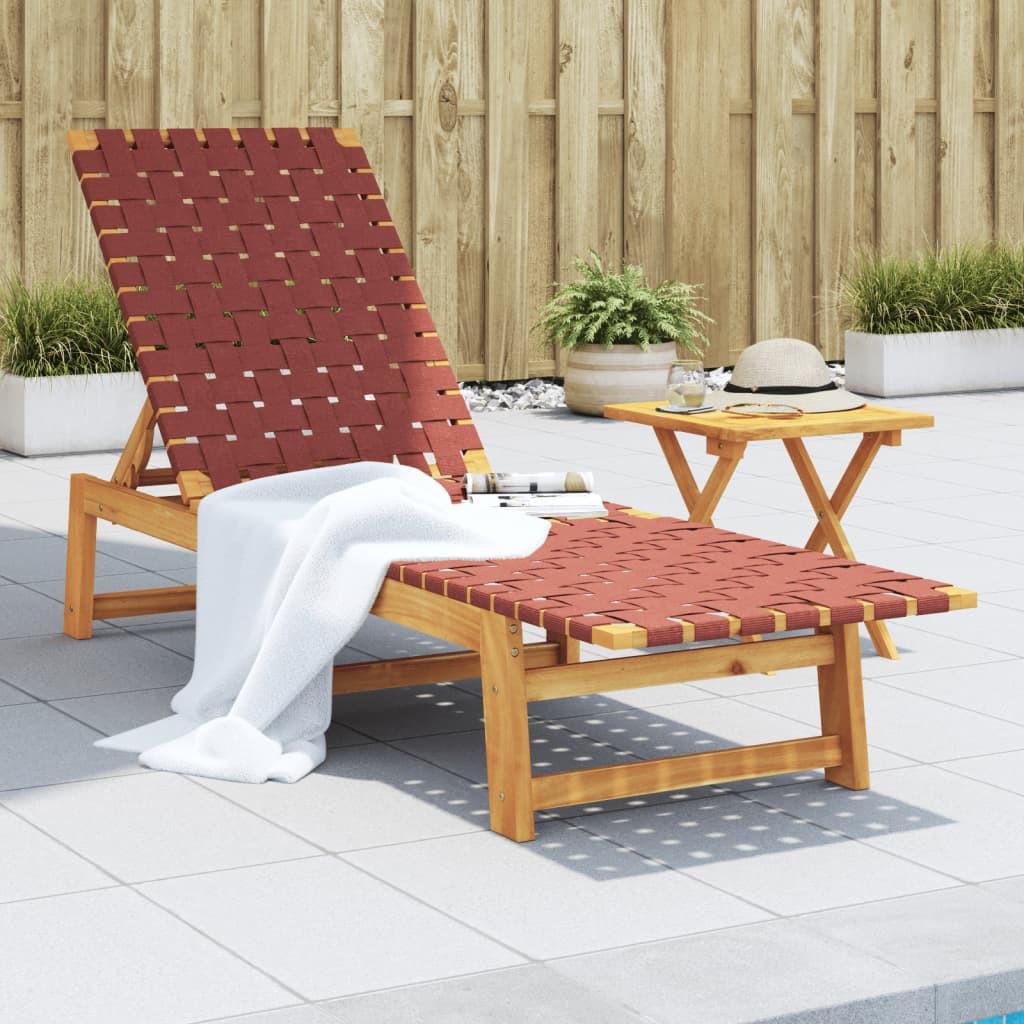 VidaXL Sonnenliege akazienholz