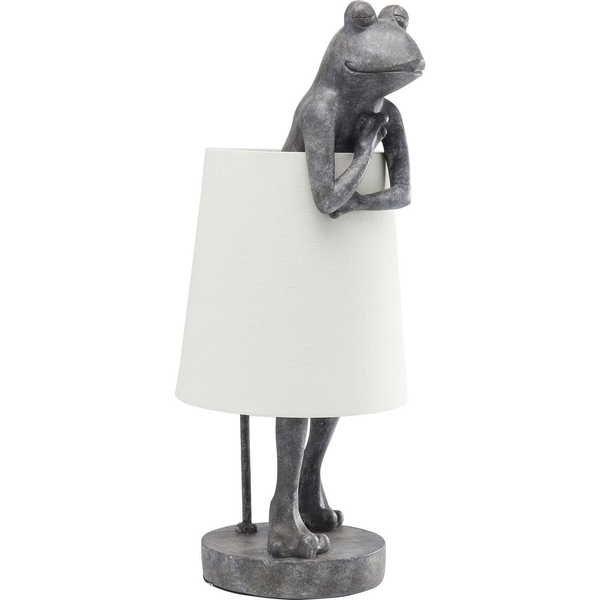 KARE Design Tischleuchte Animal Frog Grau