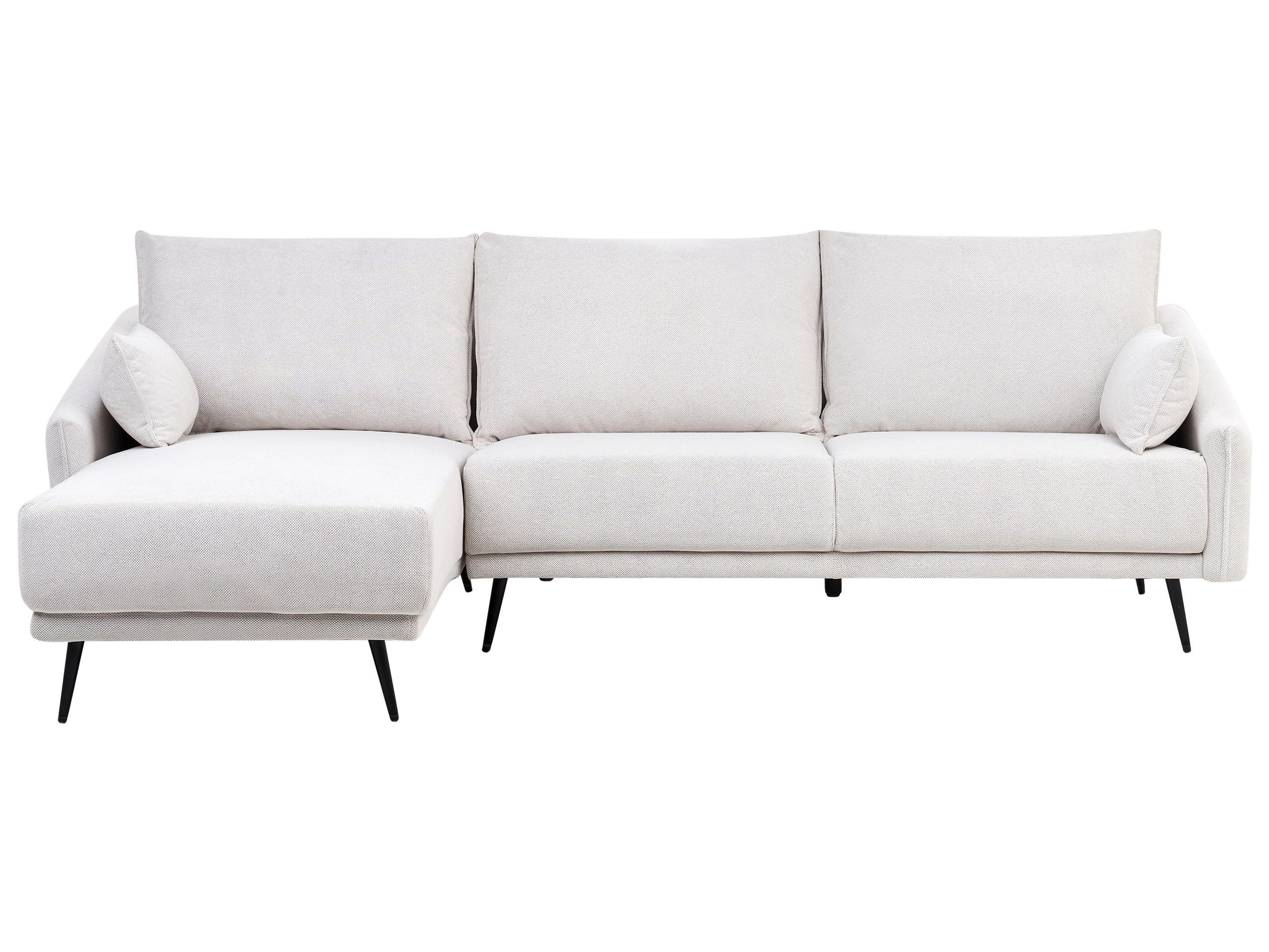 Beliani Ecksofa aus Polyester Klassisch VARDE